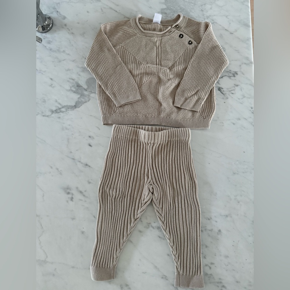 Nordstrom Essential Cotton Sweater & Knit Leggings Set